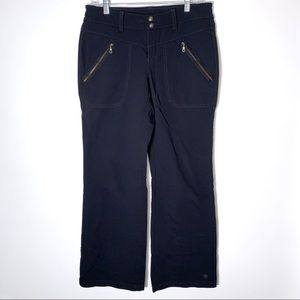 Athleta Bettona Cargo Yoga Fleece Pants Size 8